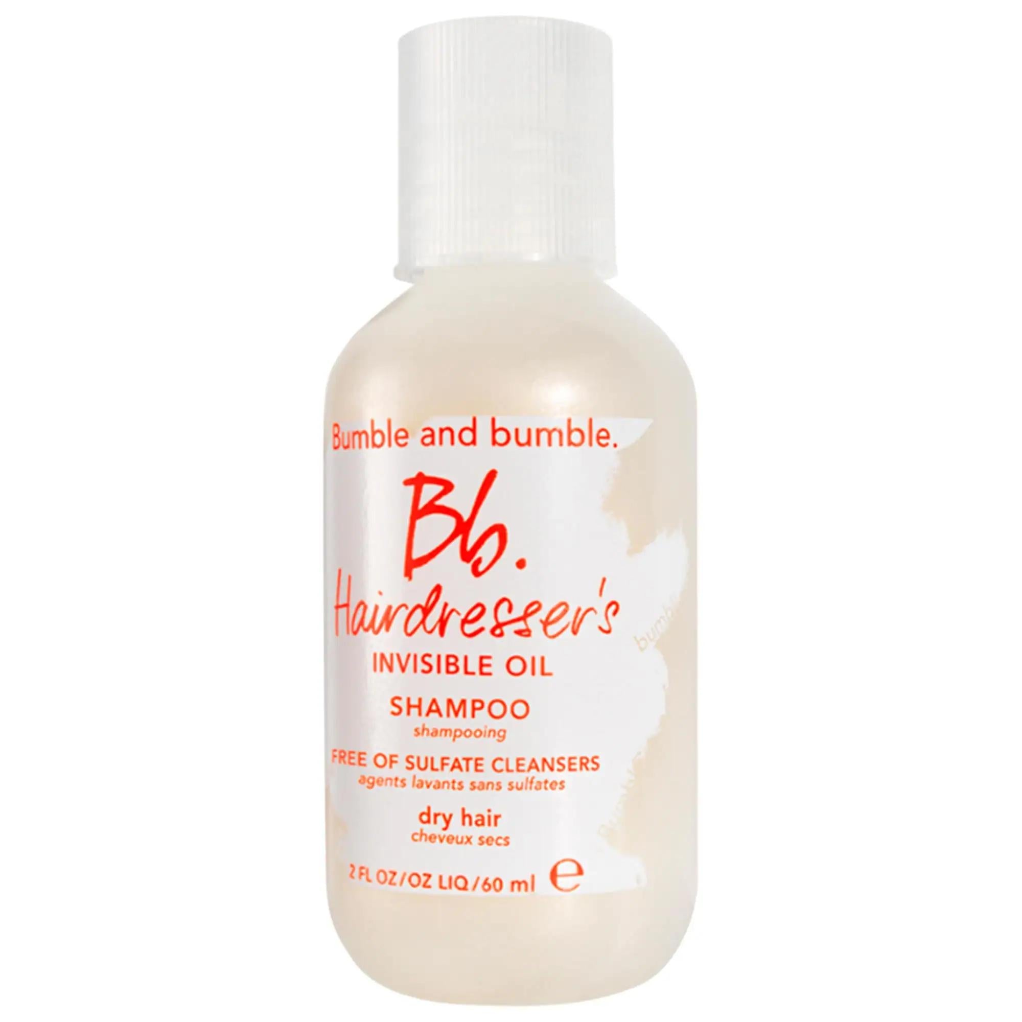 Hairdresser's Invisible Oil Shampoo - Hydrating, Frizz Reducing, Sulfate-Free Hair Care for Dry, Damaged Hair