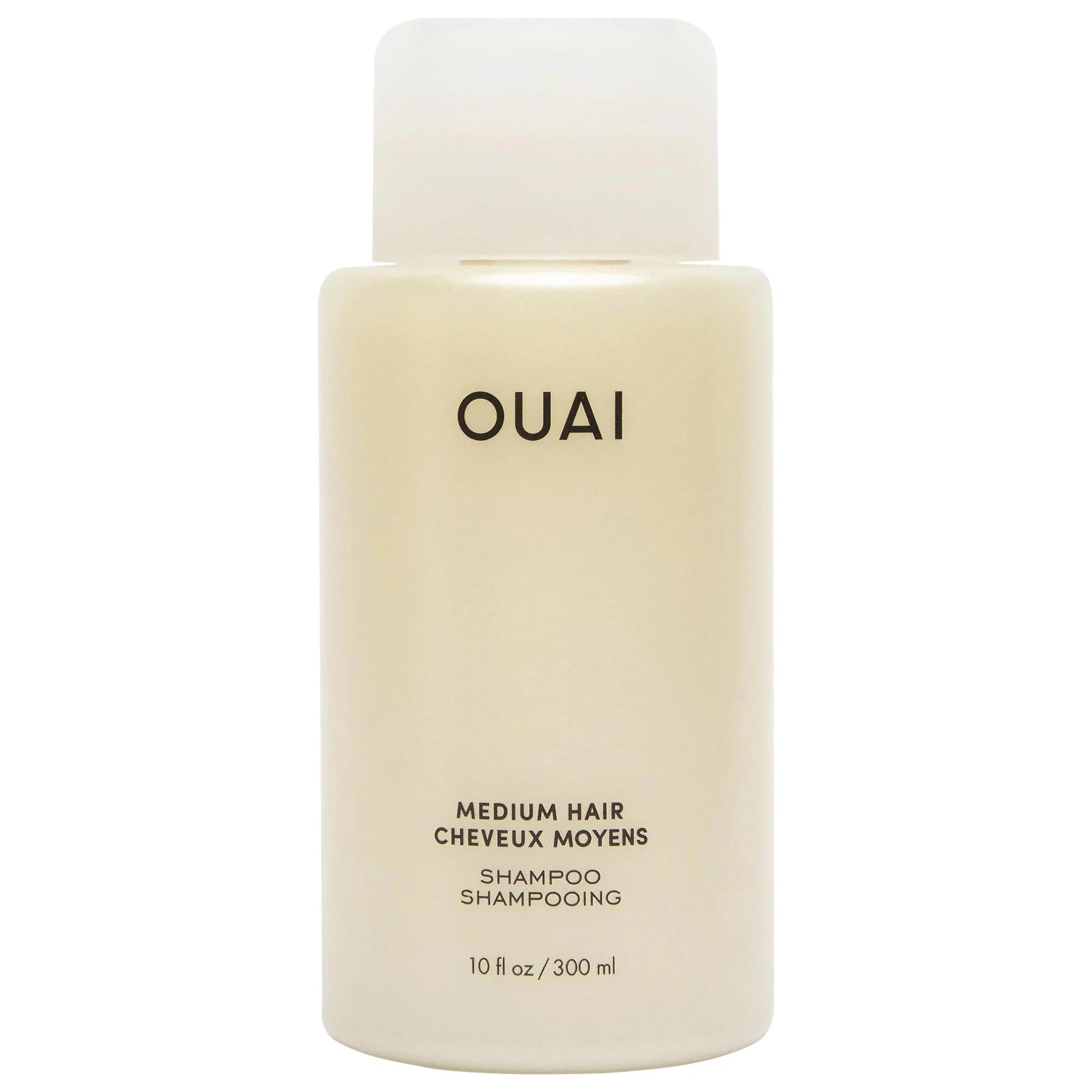 OUAI Medium Hair Shampoo - Color-Safe, Hydrating, Anti-Frizz, Sulfate-Free, Cruelty-Free
