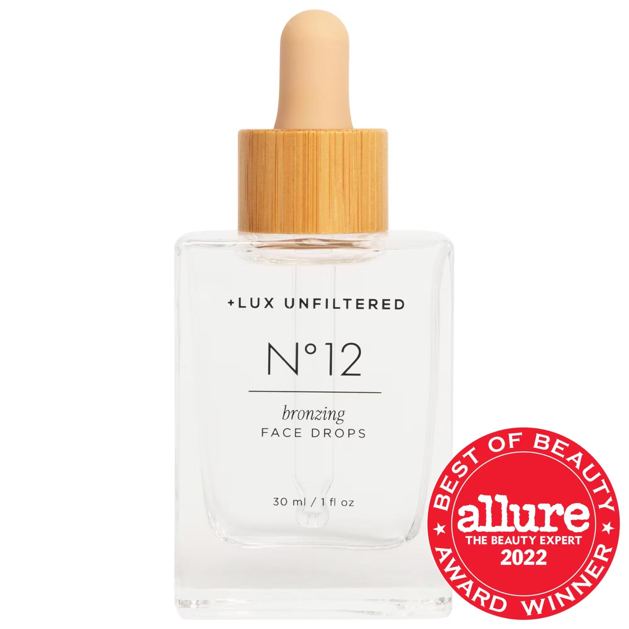 N°12 Self Tanning Face Drops - Hydrating, Buildable Self-Tan Serum for Sensitive Skin - Vegan, Gluten-Free Skincare